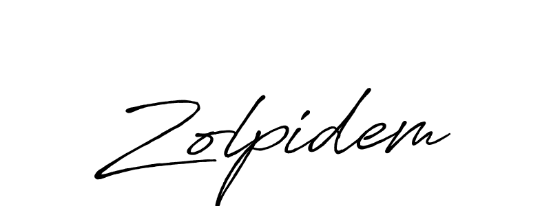 Zolpidem stylish signature style. Best Handwritten Sign (Antro_Vectra_Bolder) for my name. Handwritten Signature Collection Ideas for my name Zolpidem. Zolpidem signature style 7 images and pictures png