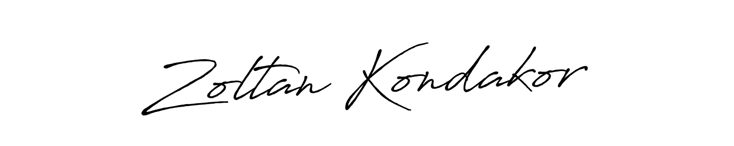 Similarly Antro_Vectra_Bolder is the best handwritten signature design. Signature creator online .You can use it as an online autograph creator for name Zoltan Kondakor. Zoltan Kondakor signature style 7 images and pictures png