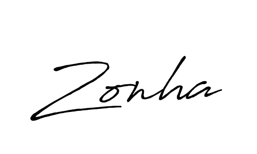 Similarly Antro_Vectra_Bolder is the best handwritten signature design. Signature creator online .You can use it as an online autograph creator for name Zonha. Zonha signature style 7 images and pictures png