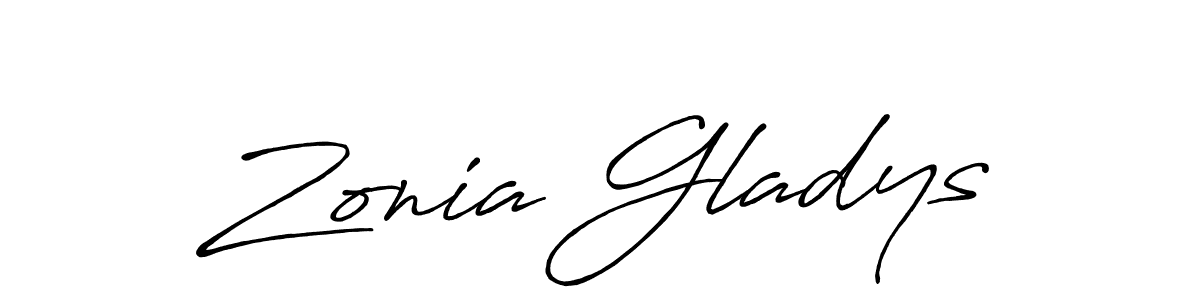 Here are the top 10 professional signature styles for the name Zonia Gladys. These are the best autograph styles you can use for your name. Zonia Gladys signature style 7 images and pictures png