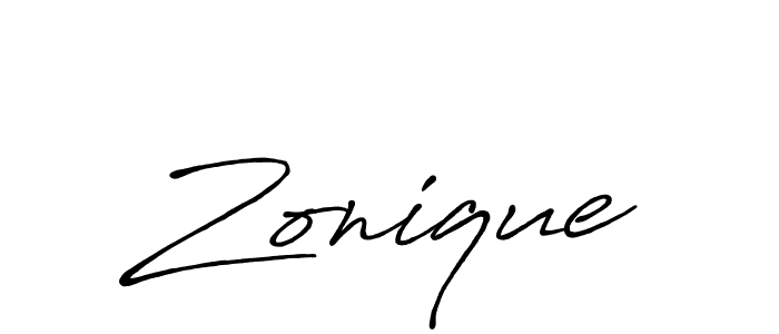if you are searching for the best signature style for your name Zonique. so please give up your signature search. here we have designed multiple signature styles  using Antro_Vectra_Bolder. Zonique signature style 7 images and pictures png