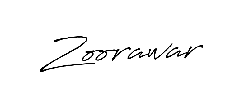 Also we have Zoorawar name is the best signature style. Create professional handwritten signature collection using Antro_Vectra_Bolder autograph style. Zoorawar signature style 7 images and pictures png