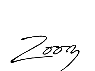 How to make Zooz name signature. Use Antro_Vectra_Bolder style for creating short signs online. This is the latest handwritten sign. Zooz signature style 7 images and pictures png