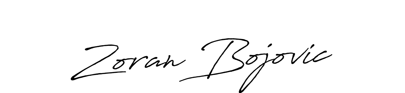 It looks lik you need a new signature style for name Zoran Bojovic. Design unique handwritten (Antro_Vectra_Bolder) signature with our free signature maker in just a few clicks. Zoran Bojovic signature style 7 images and pictures png