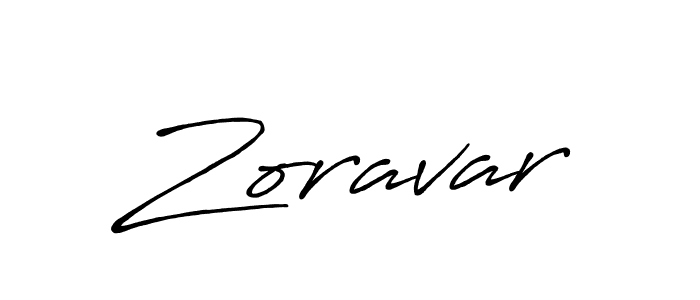 Design your own signature with our free online signature maker. With this signature software, you can create a handwritten (Antro_Vectra_Bolder) signature for name Zoravar. Zoravar signature style 7 images and pictures png
