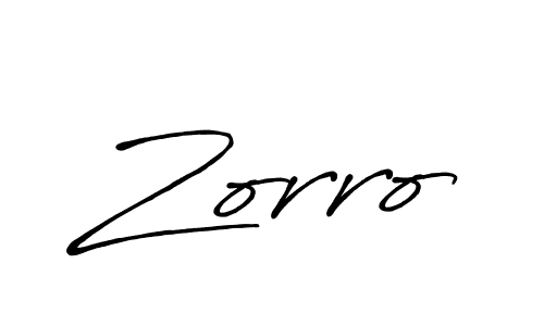 Make a beautiful signature design for name Zorro. With this signature (Antro_Vectra_Bolder) style, you can create a handwritten signature for free. Zorro signature style 7 images and pictures png