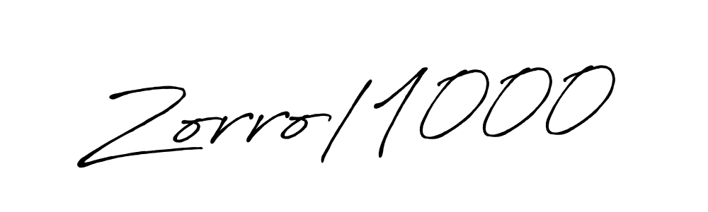 Also we have Zorro/1000 name is the best signature style. Create professional handwritten signature collection using Antro_Vectra_Bolder autograph style. Zorro/1000 signature style 7 images and pictures png
