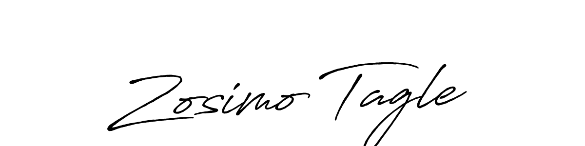 Also You can easily find your signature by using the search form. We will create Zosimo Tagle name handwritten signature images for you free of cost using Antro_Vectra_Bolder sign style. Zosimo Tagle signature style 7 images and pictures png