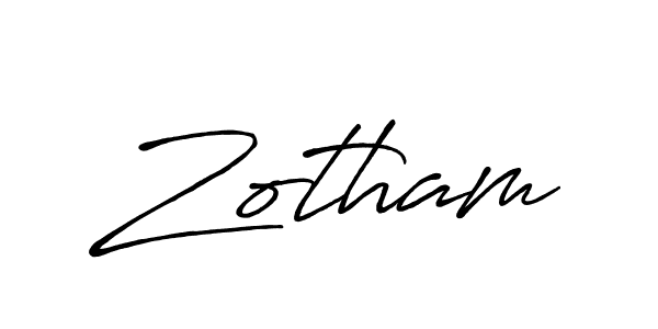 Use a signature maker to create a handwritten signature online. With this signature software, you can design (Antro_Vectra_Bolder) your own signature for name Zotham. Zotham signature style 7 images and pictures png