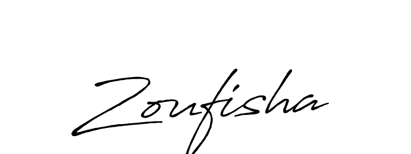 It looks lik you need a new signature style for name Zoufisha. Design unique handwritten (Antro_Vectra_Bolder) signature with our free signature maker in just a few clicks. Zoufisha signature style 7 images and pictures png