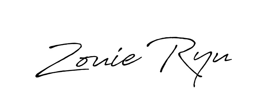 The best way (Antro_Vectra_Bolder) to make a short signature is to pick only two or three words in your name. The name Zouie Ryu include a total of six letters. For converting this name. Zouie Ryu signature style 7 images and pictures png