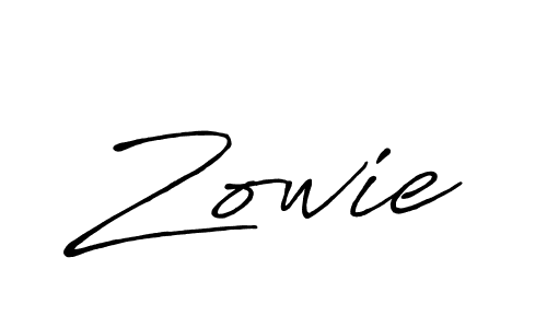 It looks lik you need a new signature style for name Zowie. Design unique handwritten (Antro_Vectra_Bolder) signature with our free signature maker in just a few clicks. Zowie signature style 7 images and pictures png