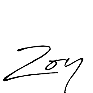 How to make Zoy name signature. Use Antro_Vectra_Bolder style for creating short signs online. This is the latest handwritten sign. Zoy signature style 7 images and pictures png