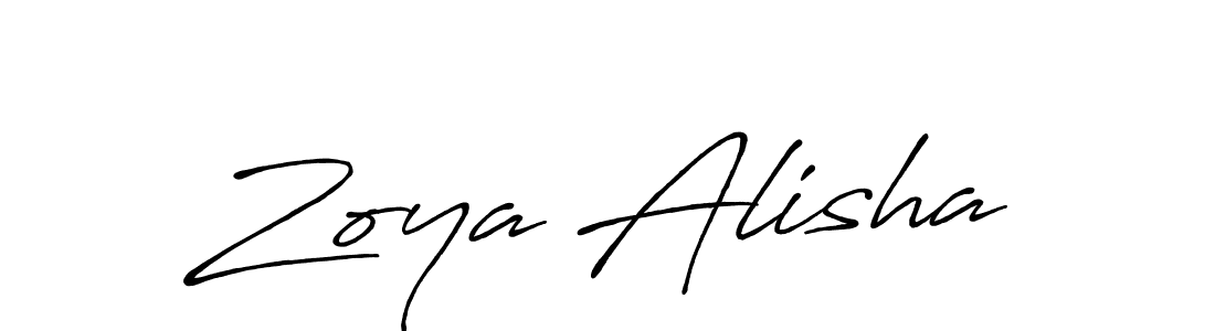 It looks lik you need a new signature style for name Zoya Alisha. Design unique handwritten (Antro_Vectra_Bolder) signature with our free signature maker in just a few clicks. Zoya Alisha signature style 7 images and pictures png