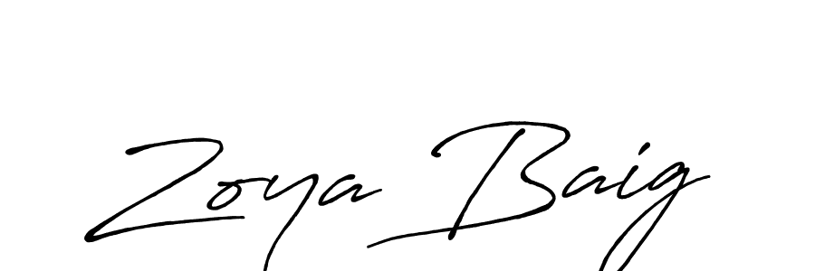Here are the top 10 professional signature styles for the name Zoya Baig. These are the best autograph styles you can use for your name. Zoya Baig signature style 7 images and pictures png
