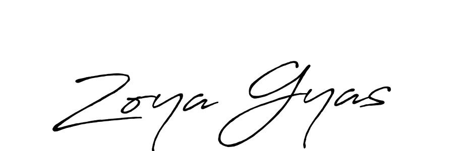 This is the best signature style for the Zoya Gyas name. Also you like these signature font (Antro_Vectra_Bolder). Mix name signature. Zoya Gyas signature style 7 images and pictures png