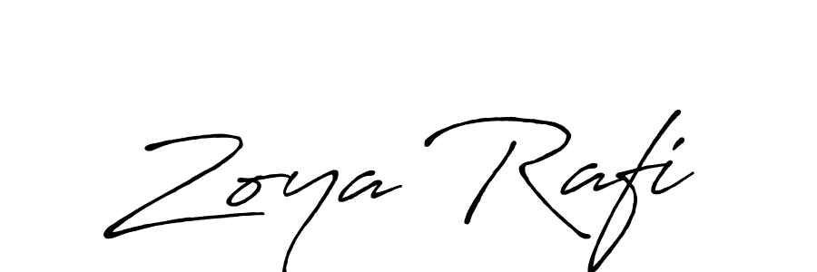 This is the best signature style for the Zoya Rafi name. Also you like these signature font (Antro_Vectra_Bolder). Mix name signature. Zoya Rafi signature style 7 images and pictures png