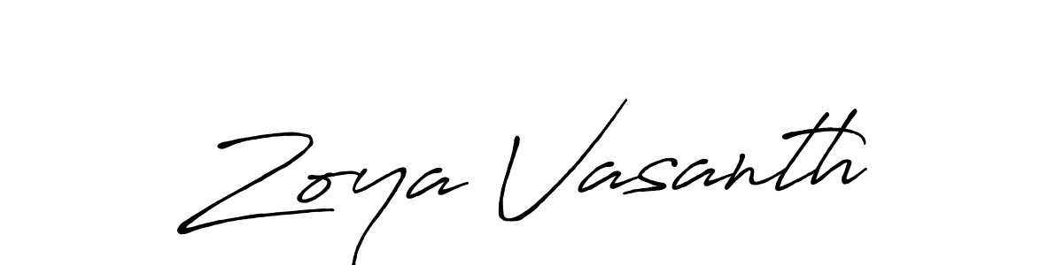Best and Professional Signature Style for Zoya Vasanth. Antro_Vectra_Bolder Best Signature Style Collection. Zoya Vasanth signature style 7 images and pictures png