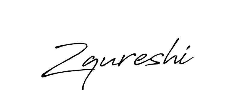 Also we have Zqureshi name is the best signature style. Create professional handwritten signature collection using Antro_Vectra_Bolder autograph style. Zqureshi signature style 7 images and pictures png