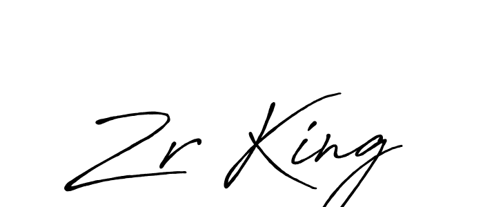 Make a beautiful signature design for name Zr King. Use this online signature maker to create a handwritten signature for free. Zr King signature style 7 images and pictures png