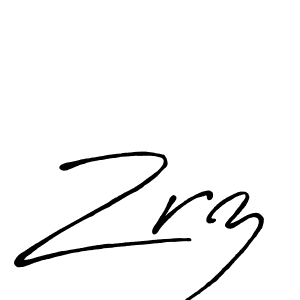 It looks lik you need a new signature style for name Zrz. Design unique handwritten (Antro_Vectra_Bolder) signature with our free signature maker in just a few clicks. Zrz signature style 7 images and pictures png