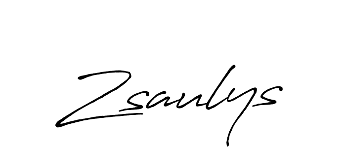 You should practise on your own different ways (Antro_Vectra_Bolder) to write your name (Zsaulys) in signature. don't let someone else do it for you. Zsaulys signature style 7 images and pictures png