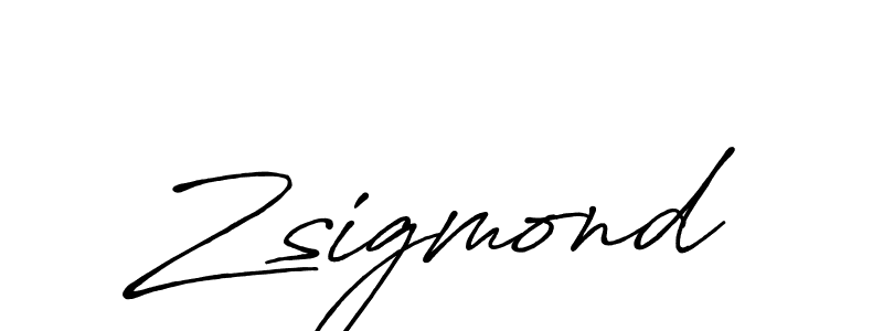 Make a beautiful signature design for name Zsigmond. Use this online signature maker to create a handwritten signature for free. Zsigmond signature style 7 images and pictures png
