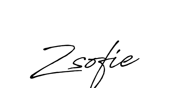 It looks lik you need a new signature style for name Zsofie. Design unique handwritten (Antro_Vectra_Bolder) signature with our free signature maker in just a few clicks. Zsofie signature style 7 images and pictures png