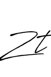 How to Draw Zt signature style? Antro_Vectra_Bolder is a latest design signature styles for name Zt. Zt signature style 7 images and pictures png