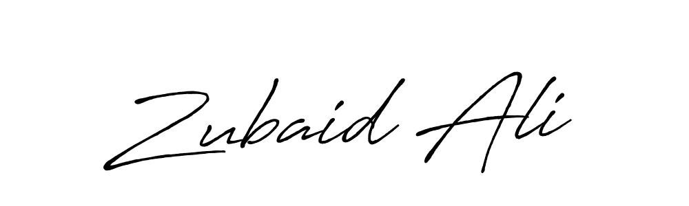 It looks lik you need a new signature style for name Zubaid Ali. Design unique handwritten (Antro_Vectra_Bolder) signature with our free signature maker in just a few clicks. Zubaid Ali signature style 7 images and pictures png