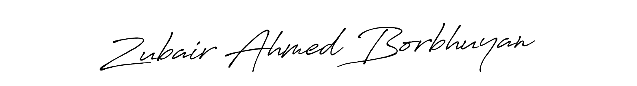 How to Draw Zubair Ahmed Borbhuyan signature style? Antro_Vectra_Bolder is a latest design signature styles for name Zubair Ahmed Borbhuyan. Zubair Ahmed Borbhuyan signature style 7 images and pictures png