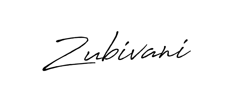 How to make Zubivani signature? Antro_Vectra_Bolder is a professional autograph style. Create handwritten signature for Zubivani name. Zubivani signature style 7 images and pictures png