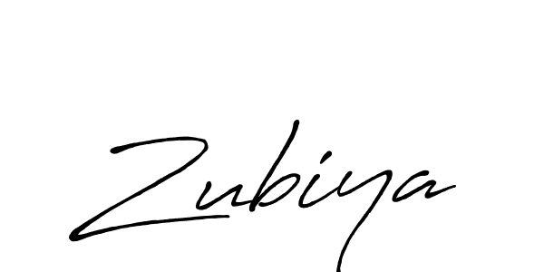 How to make Zubiya name signature. Use Antro_Vectra_Bolder style for creating short signs online. This is the latest handwritten sign. Zubiya signature style 7 images and pictures png