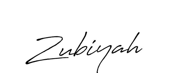 The best way (Antro_Vectra_Bolder) to make a short signature is to pick only two or three words in your name. The name Zubiyah include a total of six letters. For converting this name. Zubiyah signature style 7 images and pictures png