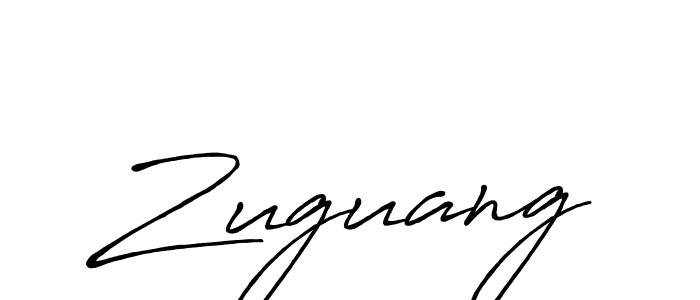 The best way (Antro_Vectra_Bolder) to make a short signature is to pick only two or three words in your name. The name Zuguang include a total of six letters. For converting this name. Zuguang signature style 7 images and pictures png