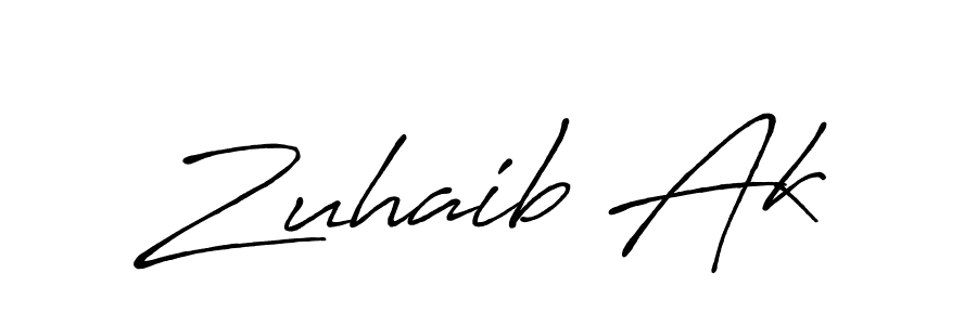 Make a beautiful signature design for name Zuhaib Ak. Use this online signature maker to create a handwritten signature for free. Zuhaib Ak signature style 7 images and pictures png