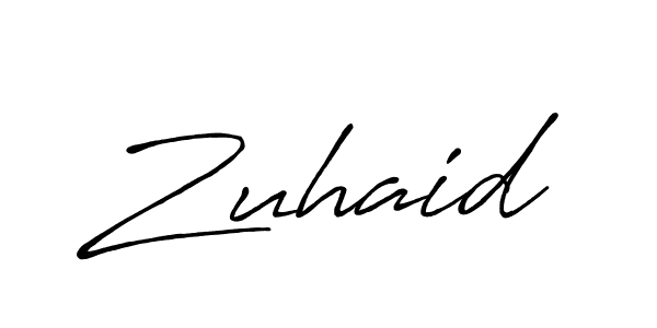 It looks lik you need a new signature style for name Zuhaid. Design unique handwritten (Antro_Vectra_Bolder) signature with our free signature maker in just a few clicks. Zuhaid signature style 7 images and pictures png