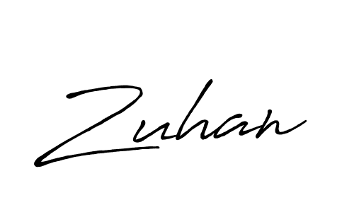 Similarly Antro_Vectra_Bolder is the best handwritten signature design. Signature creator online .You can use it as an online autograph creator for name Zuhan. Zuhan signature style 7 images and pictures png