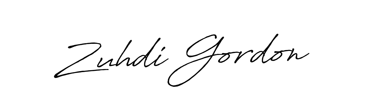 Also You can easily find your signature by using the search form. We will create Zuhdi Gordon name handwritten signature images for you free of cost using Antro_Vectra_Bolder sign style. Zuhdi Gordon signature style 7 images and pictures png