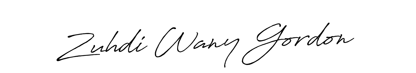 Similarly Antro_Vectra_Bolder is the best handwritten signature design. Signature creator online .You can use it as an online autograph creator for name Zuhdi Wany Gordon. Zuhdi Wany Gordon signature style 7 images and pictures png