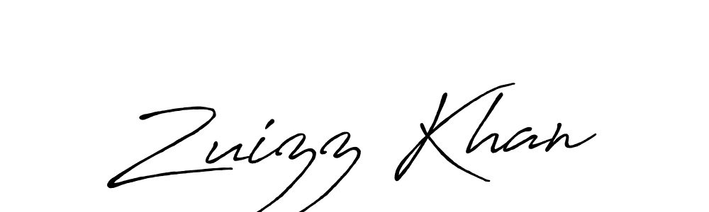 Antro_Vectra_Bolder is a professional signature style that is perfect for those who want to add a touch of class to their signature. It is also a great choice for those who want to make their signature more unique. Get Zuizz Khan name to fancy signature for free. Zuizz Khan signature style 7 images and pictures png