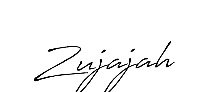 Also we have Zujajah name is the best signature style. Create professional handwritten signature collection using Antro_Vectra_Bolder autograph style. Zujajah signature style 7 images and pictures png