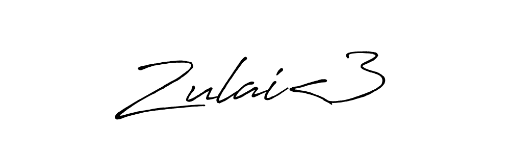 How to make Zulai<3▪ name signature. Use Antro_Vectra_Bolder style for creating short signs online. This is the latest handwritten sign. Zulai<3▪ signature style 7 images and pictures png