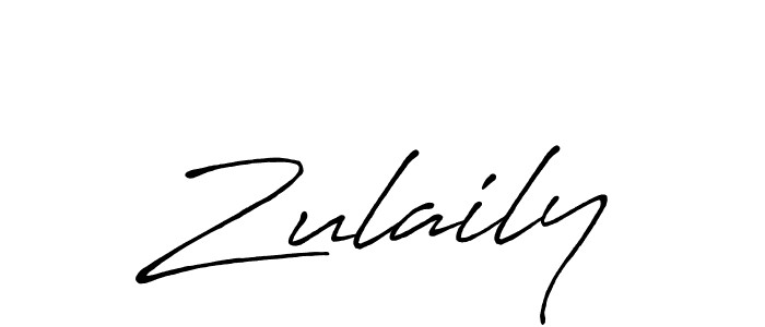 Make a beautiful signature design for name Zulaily. Use this online signature maker to create a handwritten signature for free. Zulaily signature style 7 images and pictures png