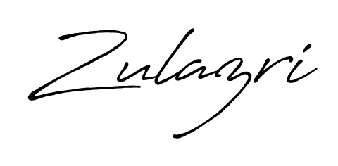 The Antro_Vectra_Bolder font transforms the name Zulazri into an executive sign with sharp precision and distinguished character. Zulazri signature style 7 images and pictures png
