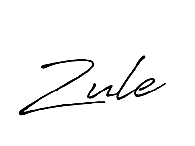 Also You can easily find your signature by using the search form. We will create Zule name handwritten signature images for you free of cost using Antro_Vectra_Bolder sign style. Zule signature style 7 images and pictures png