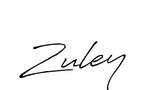 Also we have Zuley name is the best signature style. Create professional handwritten signature collection using Antro_Vectra_Bolder autograph style. Zuley signature style 7 images and pictures png