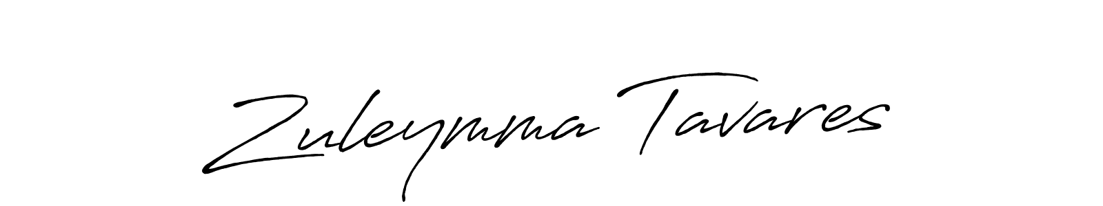 Make a beautiful signature design for name Zuleymma Tavares. With this signature (Antro_Vectra_Bolder) style, you can create a handwritten signature for free. Zuleymma Tavares signature style 7 images and pictures png