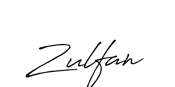 It looks lik you need a new signature style for name Zulfan. Design unique handwritten (Antro_Vectra_Bolder) signature with our free signature maker in just a few clicks. Zulfan signature style 7 images and pictures png