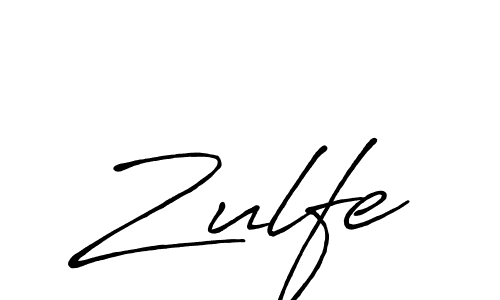 It looks lik you need a new signature style for name Zulfe. Design unique handwritten (Antro_Vectra_Bolder) signature with our free signature maker in just a few clicks. Zulfe signature style 7 images and pictures png